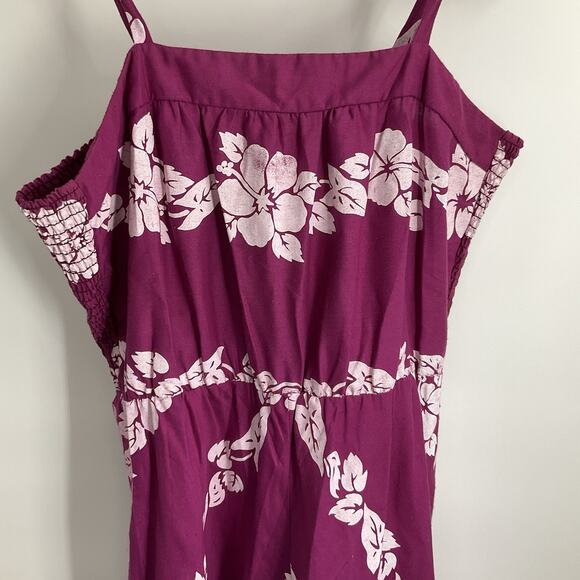 Vintage Young Hawaii Aloha Dress Medium Hawaiian Floral - Picture 4 of 10